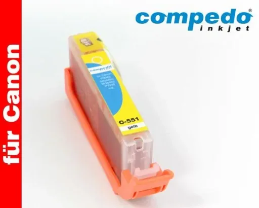 Druckerpatrone für Canon CLI-551/551XL gelb