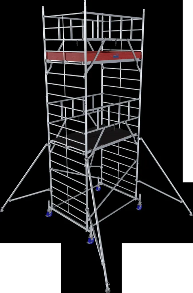 MONTO ProTec XXL Alu-Fahrgerüst Breitaufbau, Arbeitshöhe ca. 6,30 m