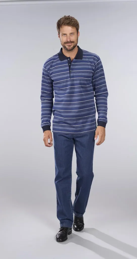 Komfortjeans, Farbe bluestone, Gr.48