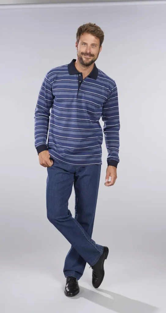 Komfortjeans, Farbe bluestone, Gr.48