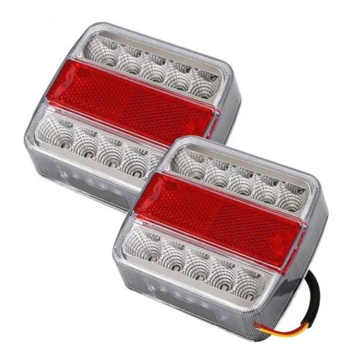 LED 3-Kammer-Schlussleuchte, 12 Volt, 2 Stück