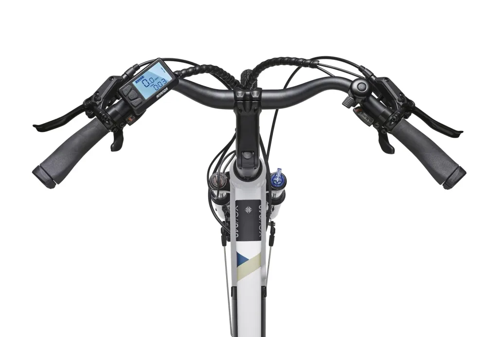 Damen Alu Trekking E-Bike, 28 Zoll, Rahmenhöhe 50 cm, 24-Gang Kettenschaltung, kreide, XC940 Expedition