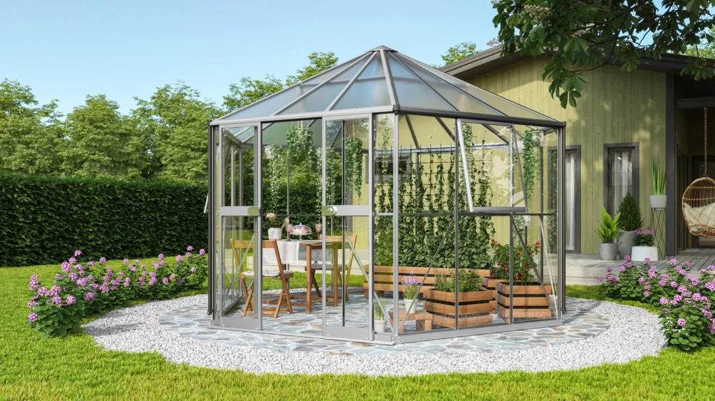 Gewächshaus Pi 9000 ESG/HKP