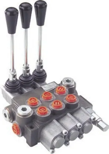 Dreihebelsteuergerät Monoblock, 40 l/min