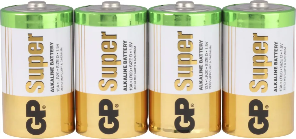 SUPER Mono D Alkaline Batterien - 4 Stück