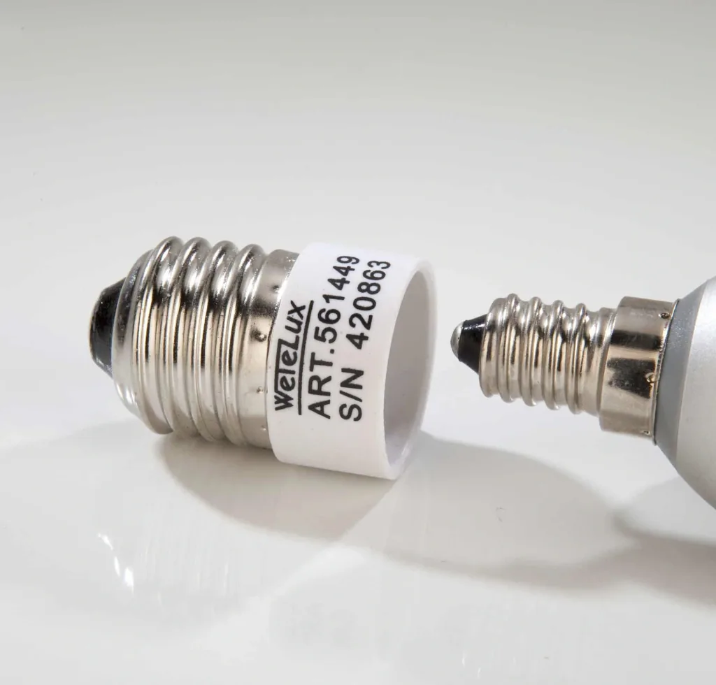 Adapter E27 auf G9 Sockel, 3 Stück
