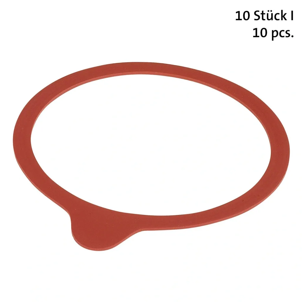 Einkoch-Gummiringe, 112 x 128 mm, Einfüllmündung 120 mm, 10 Stück