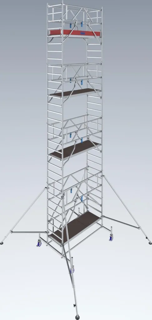 STABILO Fahrgerüst Serie 10, Feldlänge 2 m, Arbeitshöhe ca. 9,40 m
