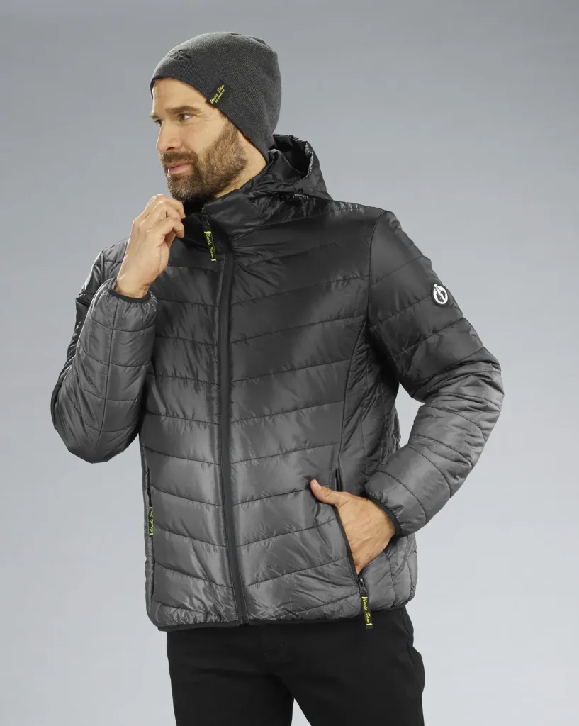 Steppjacke, Farbe schwarz/grau, Gr.M