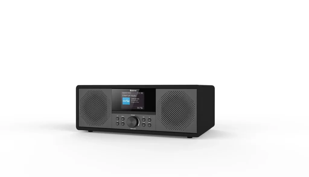 Internet Radio mit DAB+ UKW und CD Spieler, Bluetooth Funktion, schwarz
