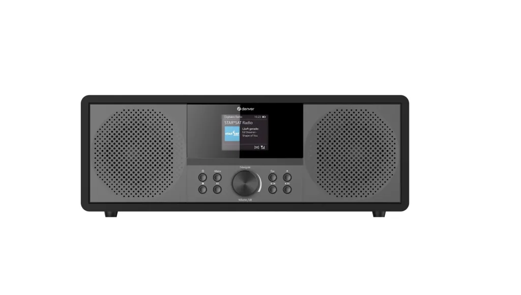 Internet Radio mit DAB+ UKW und CD Spieler, Bluetooth Funktion, schwarz
