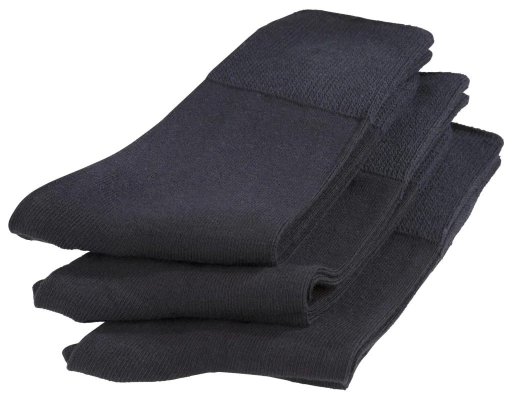 Vitalsocke 3er Pack, Farbe schwarz, Gr.39/42