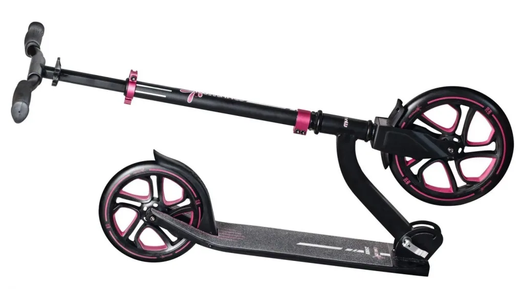 Aluminium Scooter Pro   Tretroller, 250/215 mm, ABEC 7, GS-geprüft, höhenverstellbar, rot