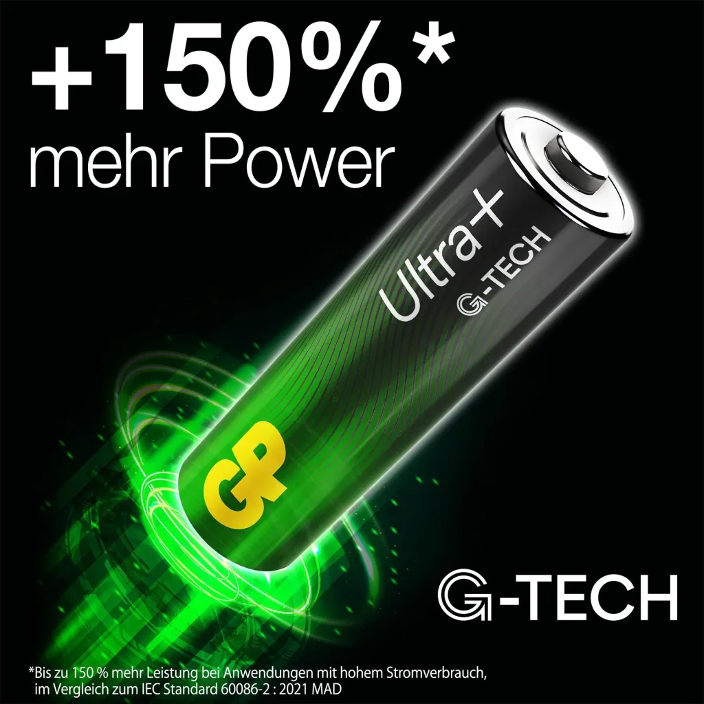 ULTRA PLUS Micro (AAA) Alkaline Batterien - 4 Stück