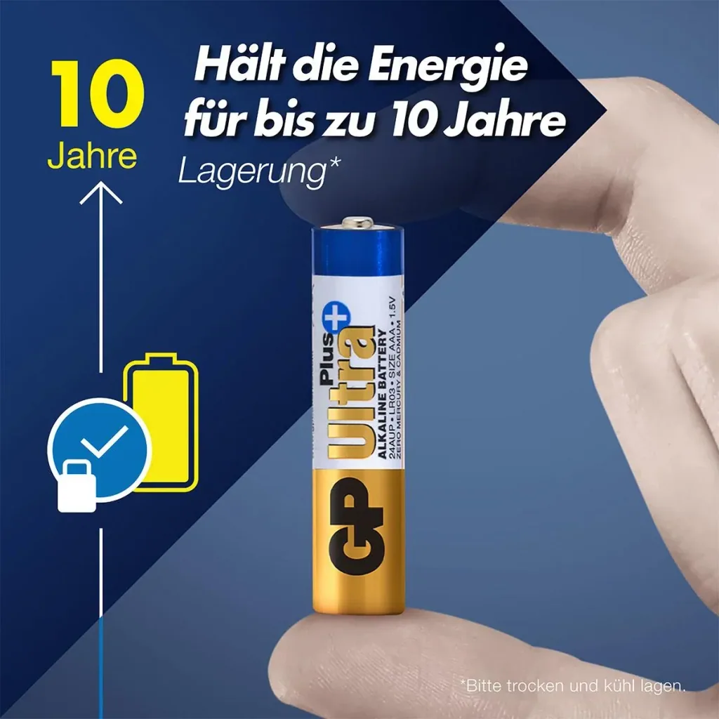 ULTRA PLUS Micro (AAA) Alkaline Batterien - 4 Stück