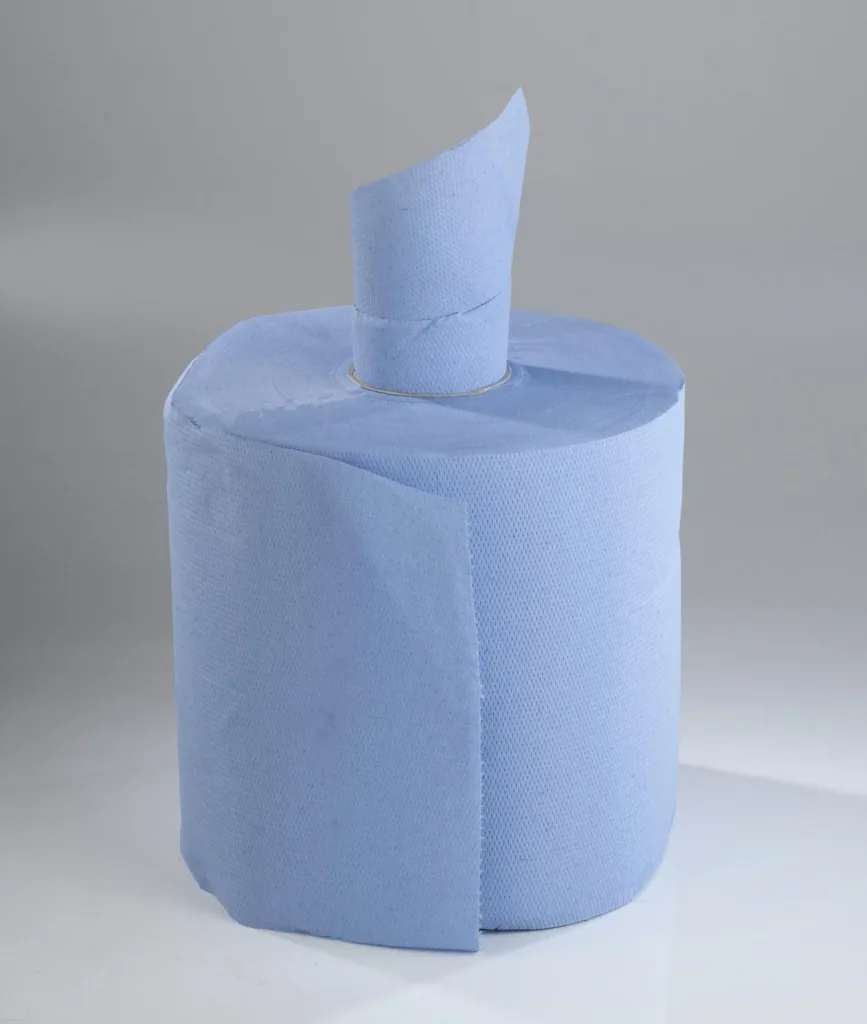 Blaue Putzrollen, 4 Stück