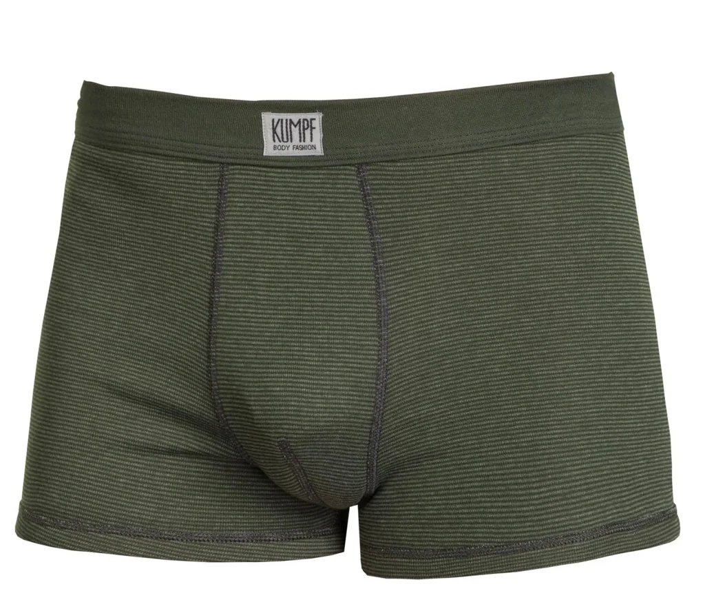 Retropant ohne Eingriff, Farbe oliv/gestreift, Gr.L