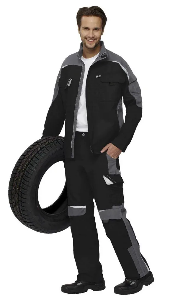 Arbeits Bundhose, Farbe schwarz/grau, Gr.58
