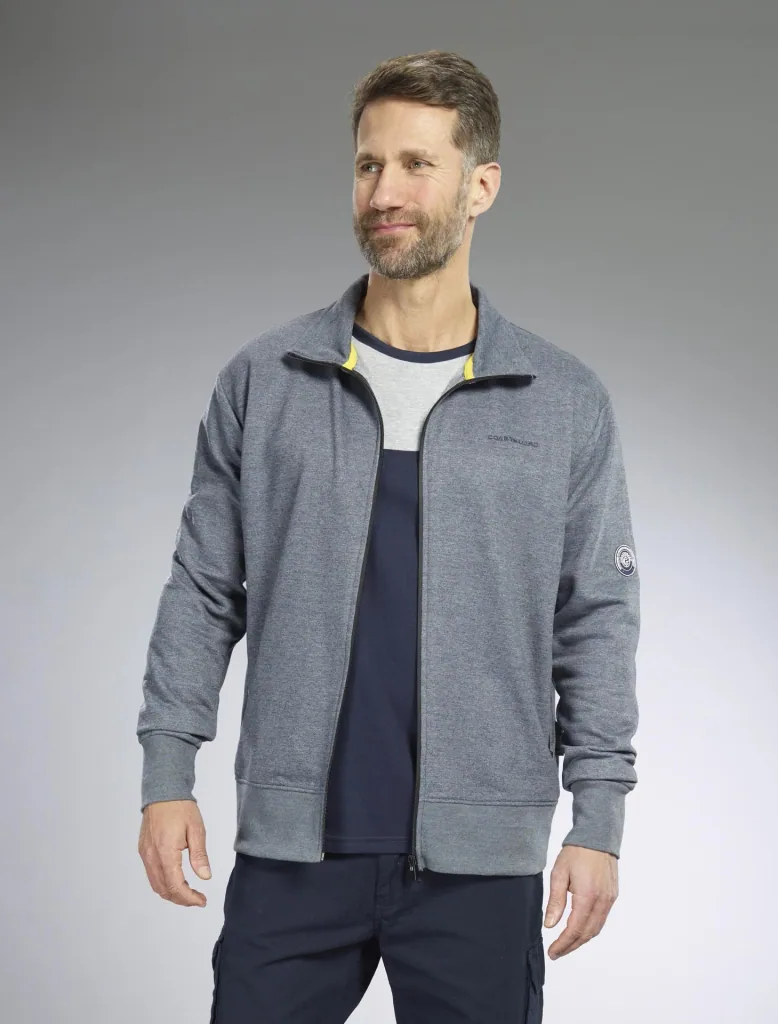 Sweatjacke, Farbe marine, Gr.3XL