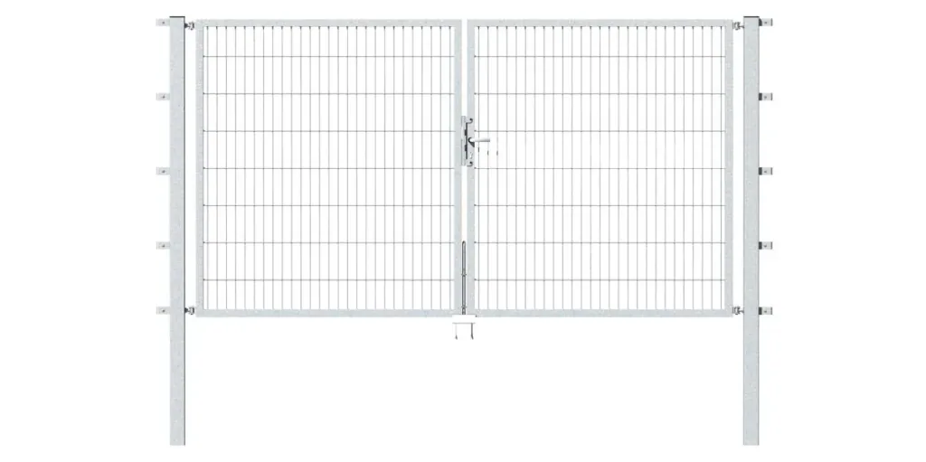 Doppeltor Flexo mit Zubehör, feuerverzinkt, Breite 250 cm, Höhe 80 cm, PF: 60x60cm