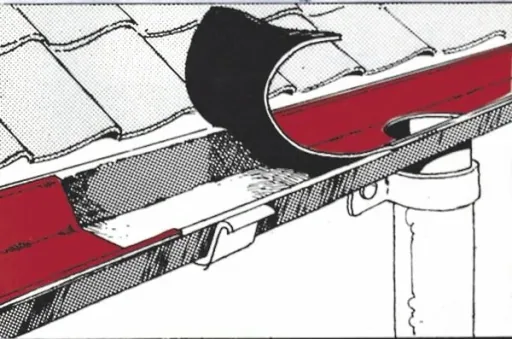 Dach Reparaturband 75 mm, 10 m lang, Bleifarben, selbstklebend
