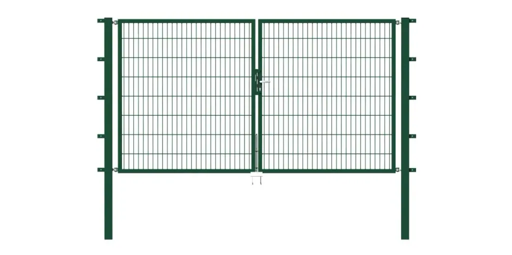 Doppeltor Flexo mit Zubehör, grün, Breite 200 cm, Höhe 200 cm, PF: 60x60 cm