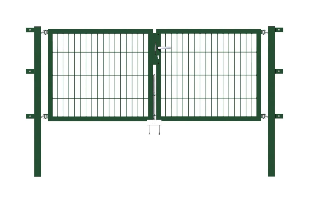 Doppeltor Flexo mit Zubehör, grün, Breite 200 cm, Höhe 200 cm, PF: 60x60 cm