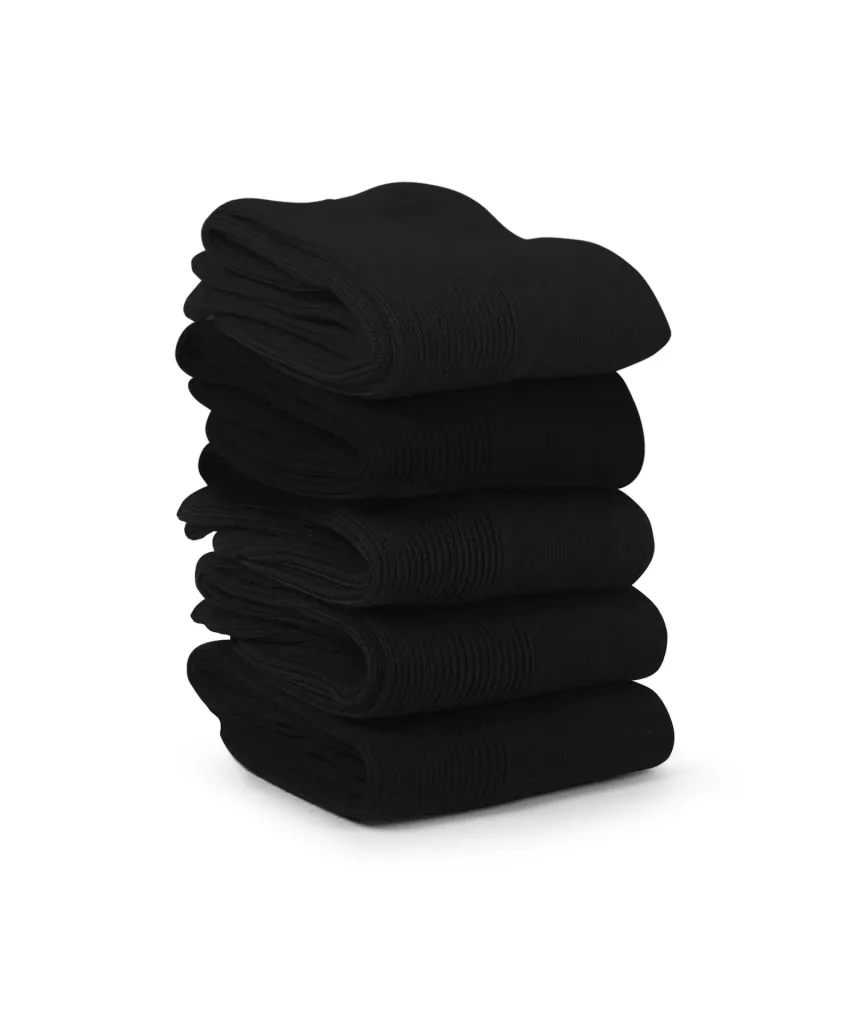 Wohlfühlsocken, schwarz sortiert, Größe 39 - 42, 5er Paar