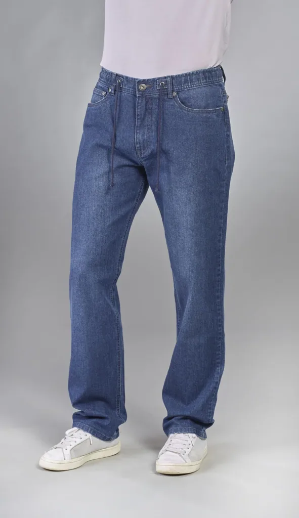 Jeans Traveller Fit, Farbe bluestone, Gr.28