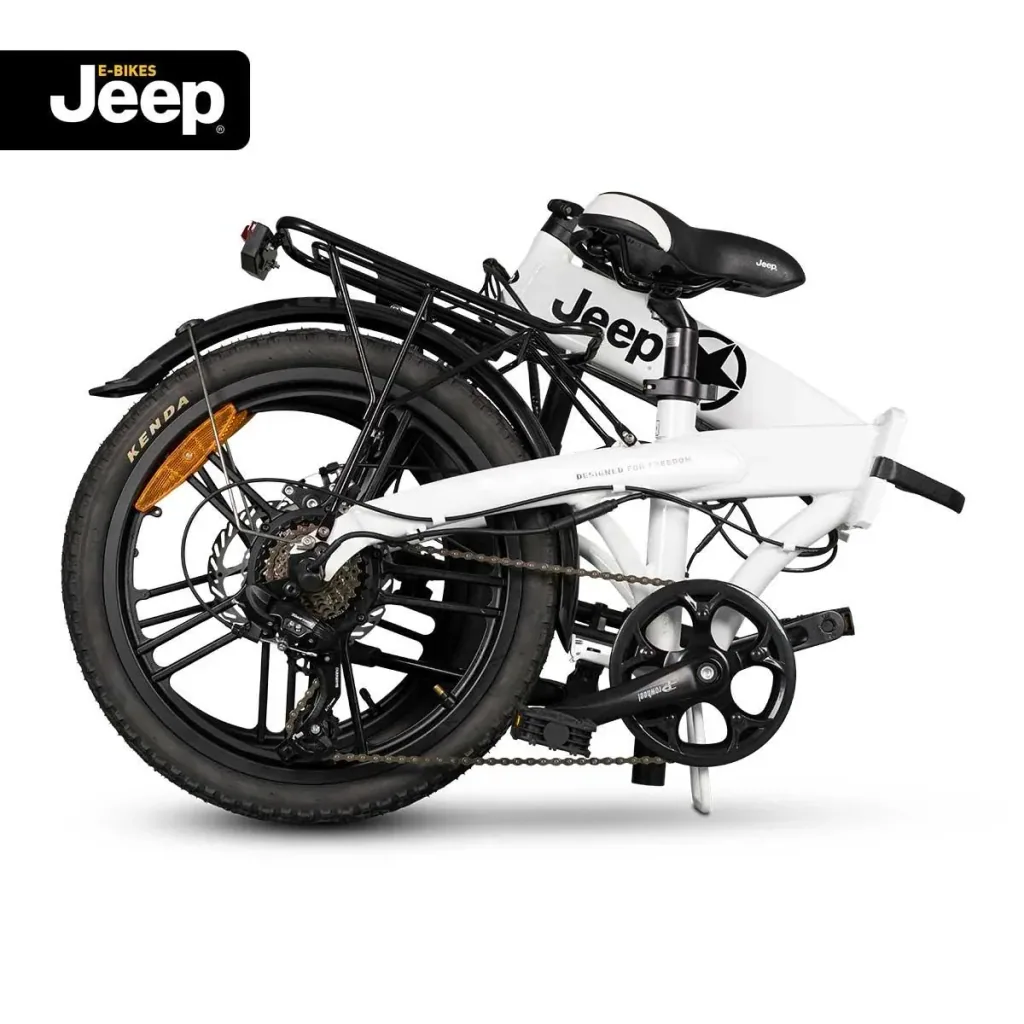 Unisex Fold E-Bike , 20 Zoll, 6-Gang Kettenschaltung, white, Falt-E-Bike FR 7011