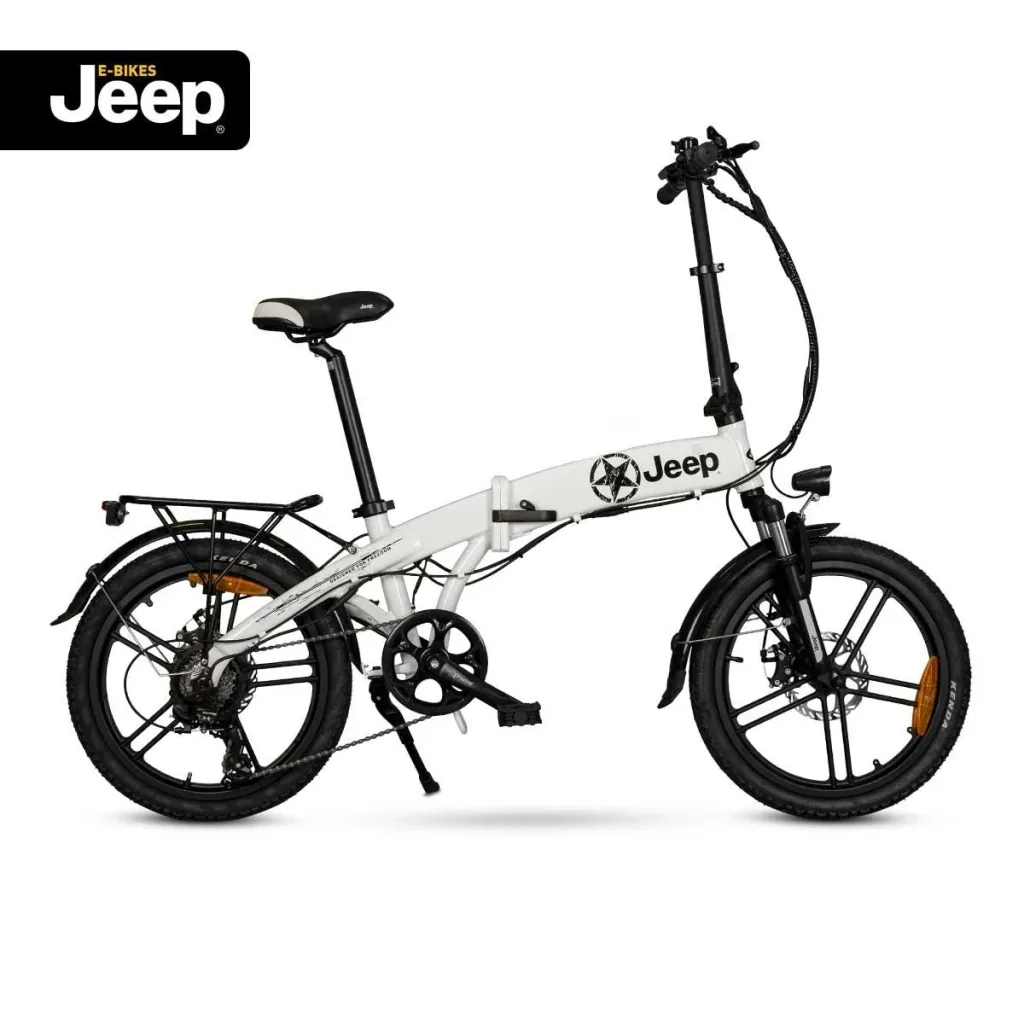 Unisex Fold E-Bike , 20 Zoll, 6-Gang Kettenschaltung, white, Falt-E-Bike FR 7011