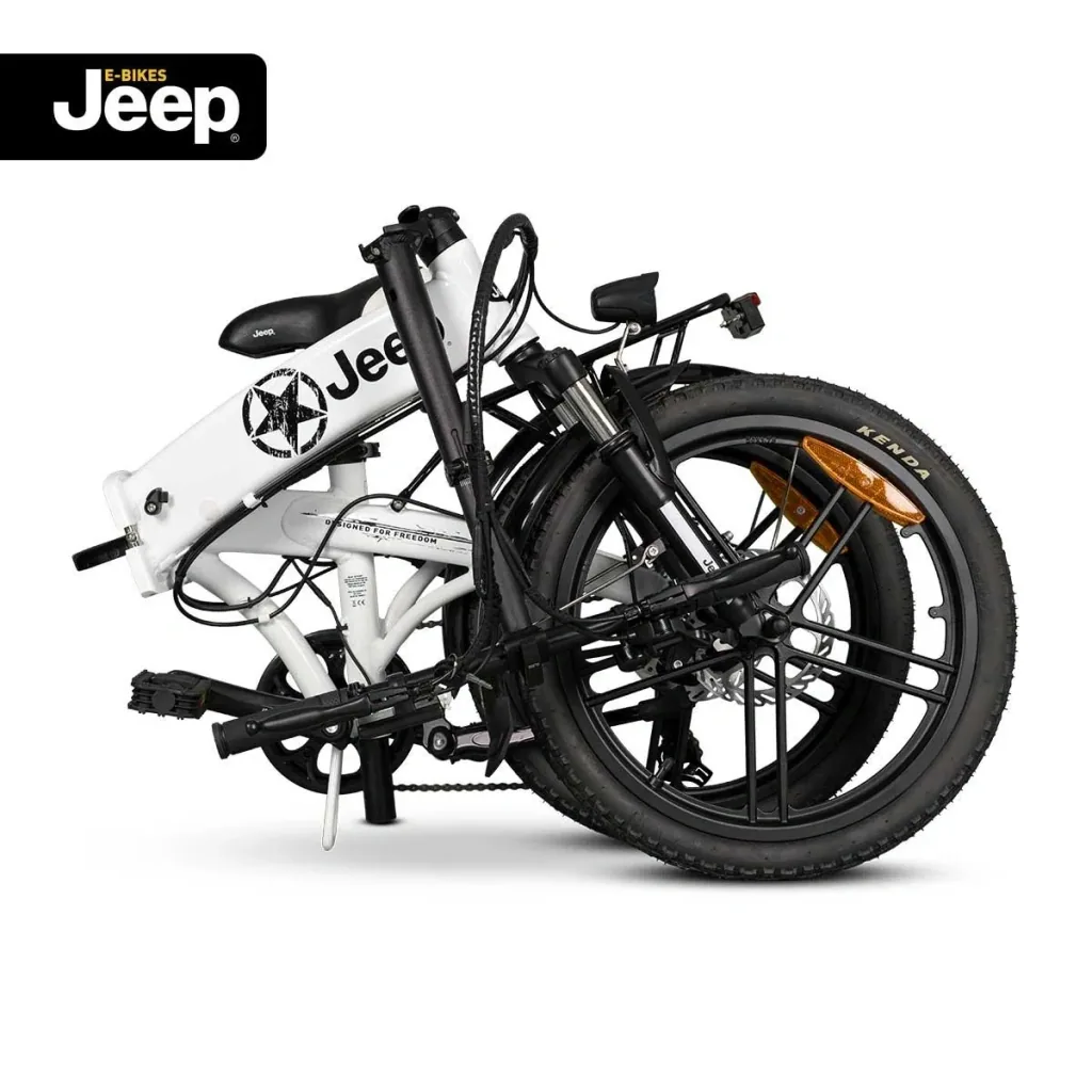 Unisex Fold E-Bike , 20 Zoll, 6-Gang Kettenschaltung, white, Falt-E-Bike FR 7011