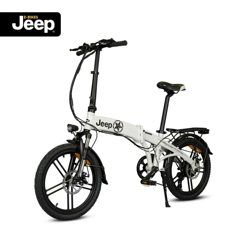 Unisex Fold E-Bike , 20 Zoll, 6-Gang Kettenschaltung, white, Falt-E-Bike FR 7011