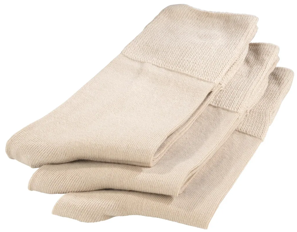 Vitalsocke 3er Pack, Farbe sand, Gr.39/42