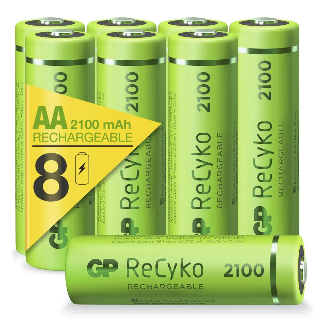 ReCyko Mignon (AA) NiMH Akkus mit 2100 mAh, 1,2V - 8 Stück