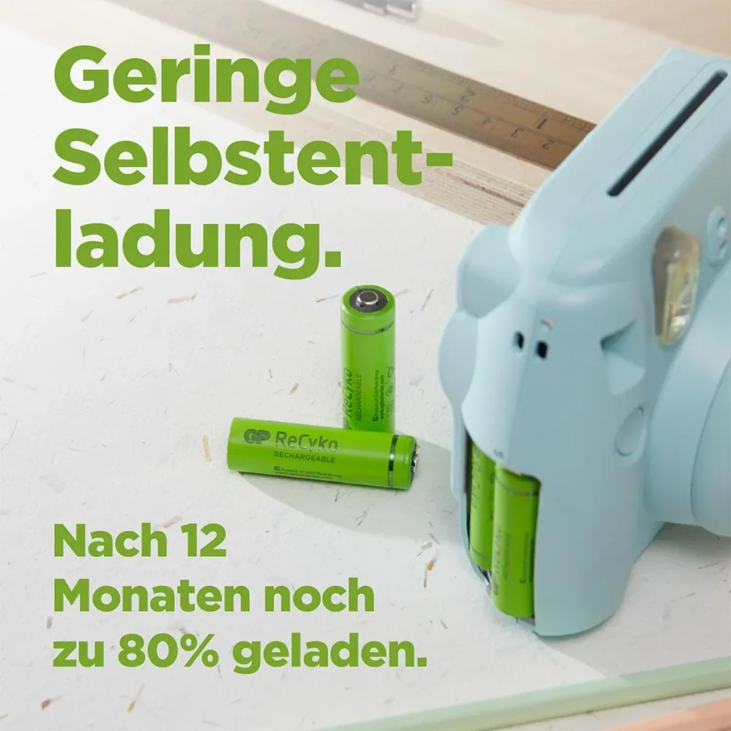 ReCyko Mignon (AA) NiMH Akkus mit 2100 mAh, 1,2V - 8 Stück