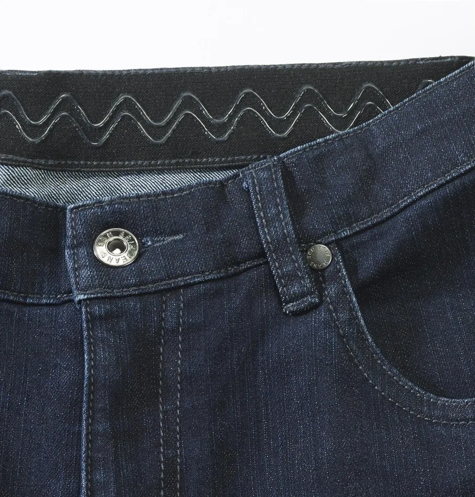 Radfahrer Jeans, Farbe bluestone, Gr.48