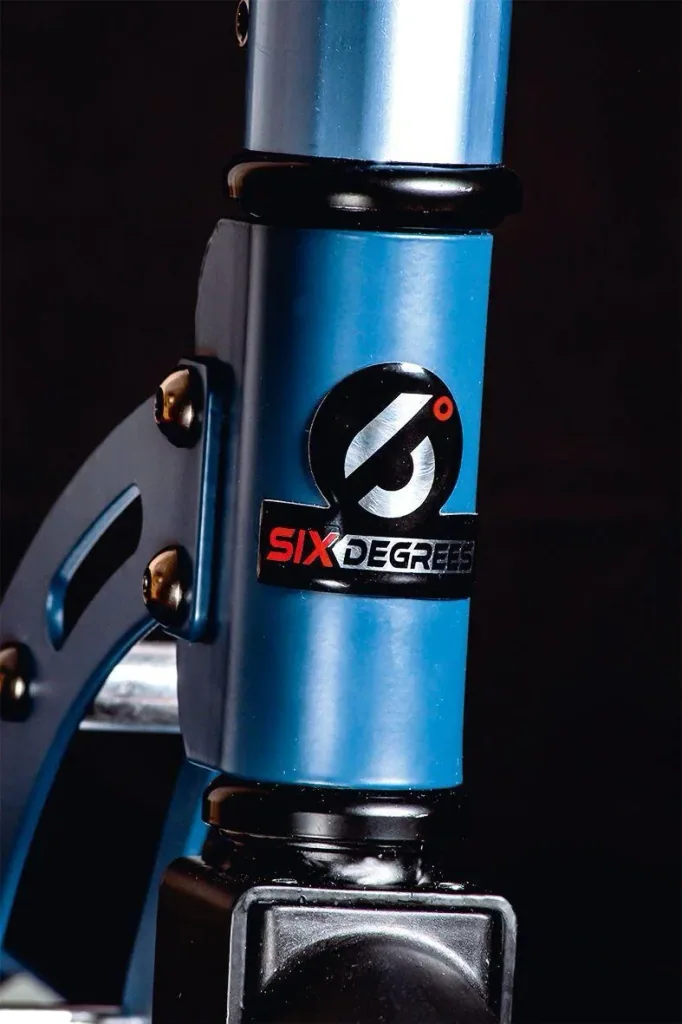Aluminium Scooter mit Klappmechanismus und Ständer, 205 mm, ABEC 7, höhenverstellbar, blau