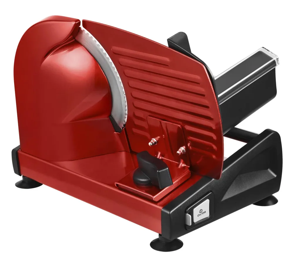 Allesschneider „TKG AS 1003 RD2M“ mit 2 Messern, rot, 150 Watt