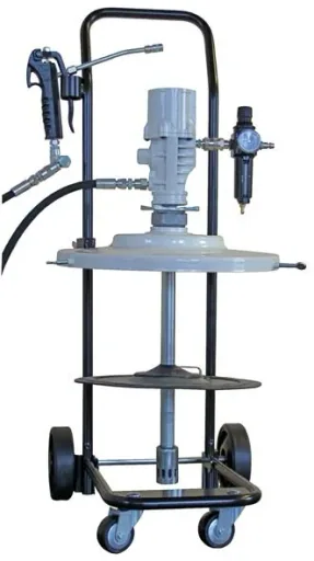Abschmiergerät PM 50 mobil, 50 kg Gebinde, ø 330 - 370 mm