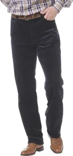 Cordhose im 5 Pocket Stil, Farbe marine Gr. 56