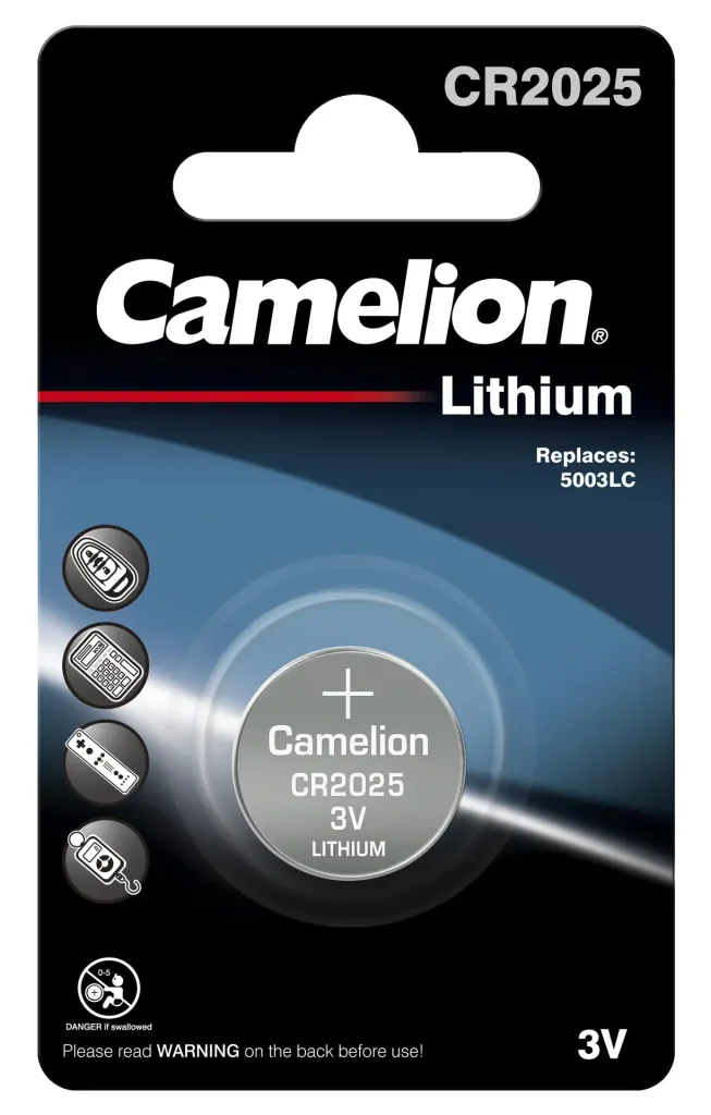 Lithium Knopfzelle CR2025, 3V - 1 Stück