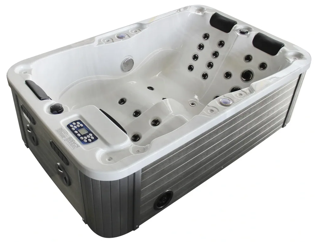Whirlpool - Kreta weiss mit Unterwasserbeleuchtung