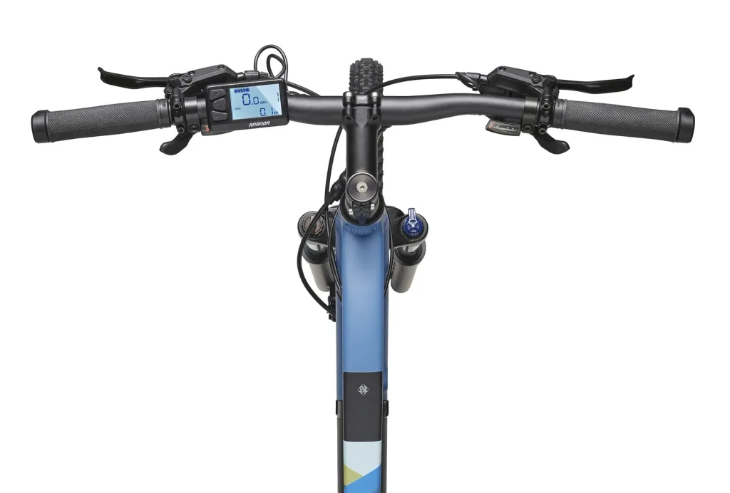 Unisex Alu MTB E-Bike, 29 Zoll, 24-Gang Kettenschaltung, blau, Aufsteiger M922 Hardtail