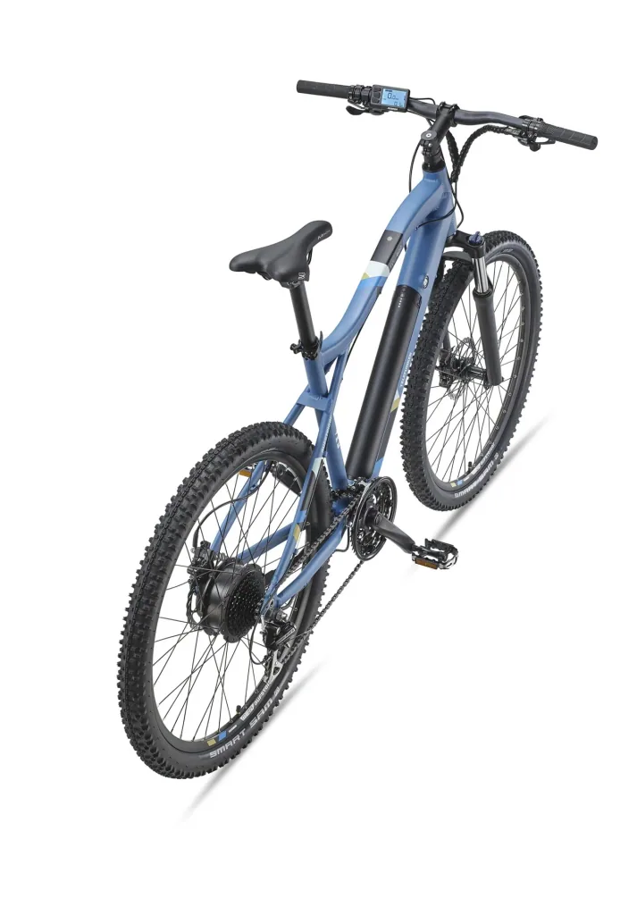 Unisex Alu MTB E-Bike, 29 Zoll, 24-Gang Kettenschaltung, blau, Aufsteiger M922 Hardtail
