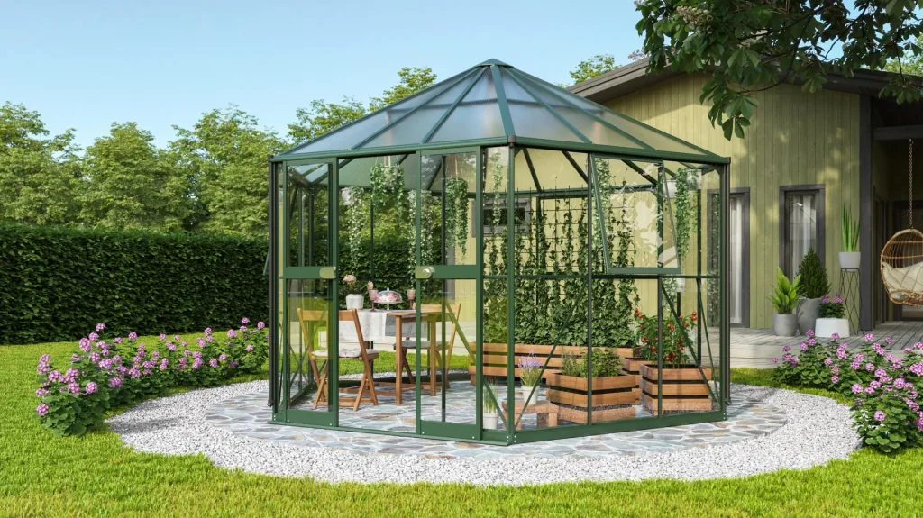 Gewächshaus Pi 9000 ESG/HKP smaragd
