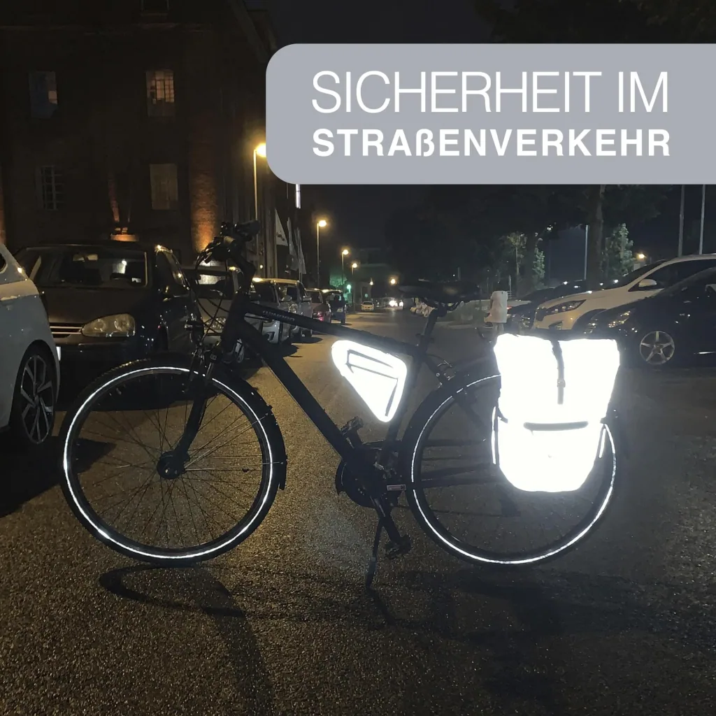 ValkPro 3 in 1 Fahrradtasche, Grau reflektierend