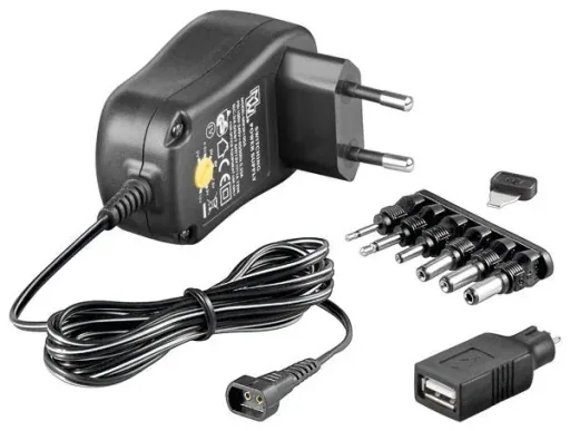 Schaltnetzteil 1000mA / 3 bis 12 Volt wählbar, stabilisiert