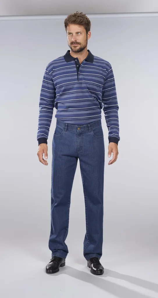 Komfortjeans, Farbe bluestone, Gr.26