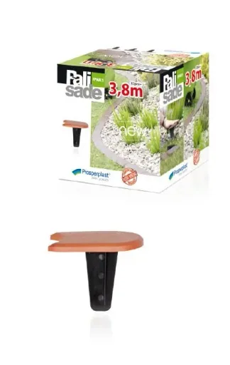 Rasenkante "Palisade" - terrakotta -